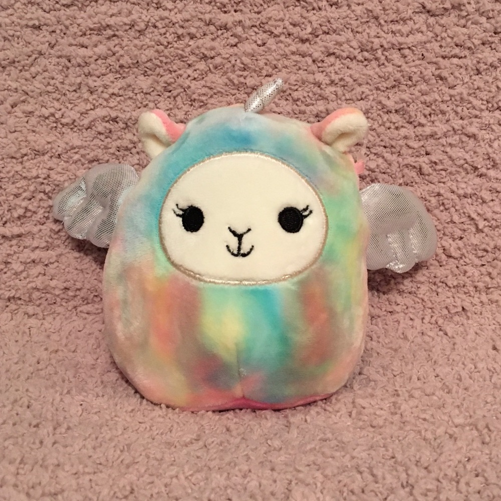 Lucy-May the llamacorn 5” squishmallow NWT